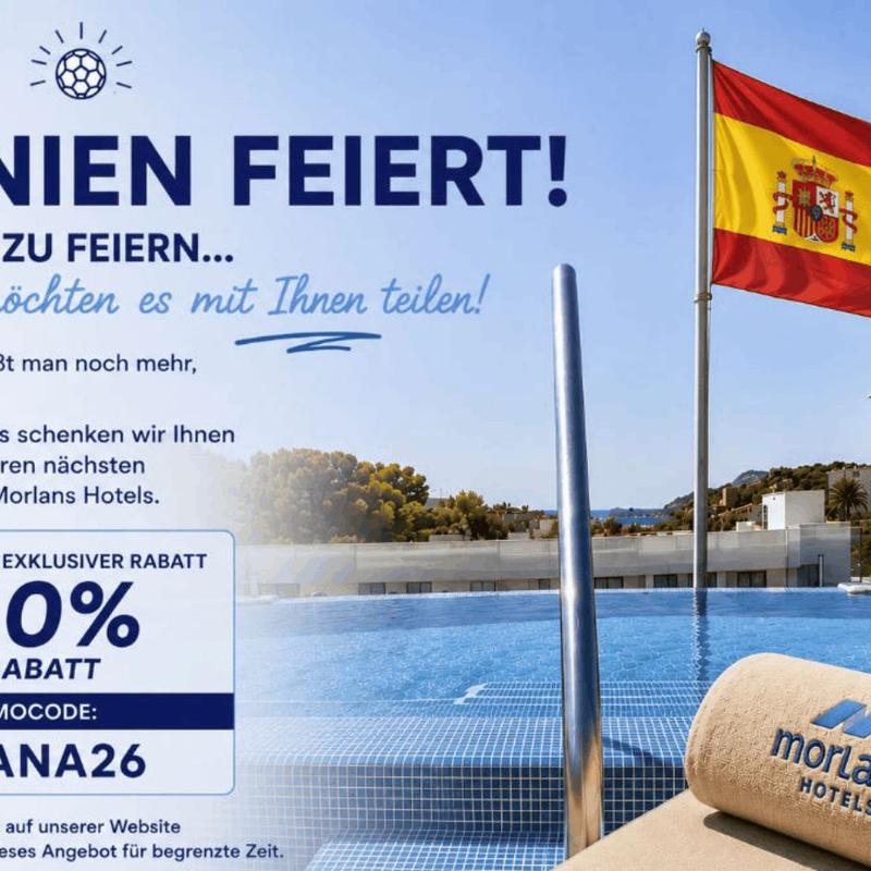 España está de celebración... y queremos que tú también lo estés.. Hotel Morlans Paguera Paguera España está de celebración... y queremos que tú también lo estés.. Hotel Morlans Paguera Paguera